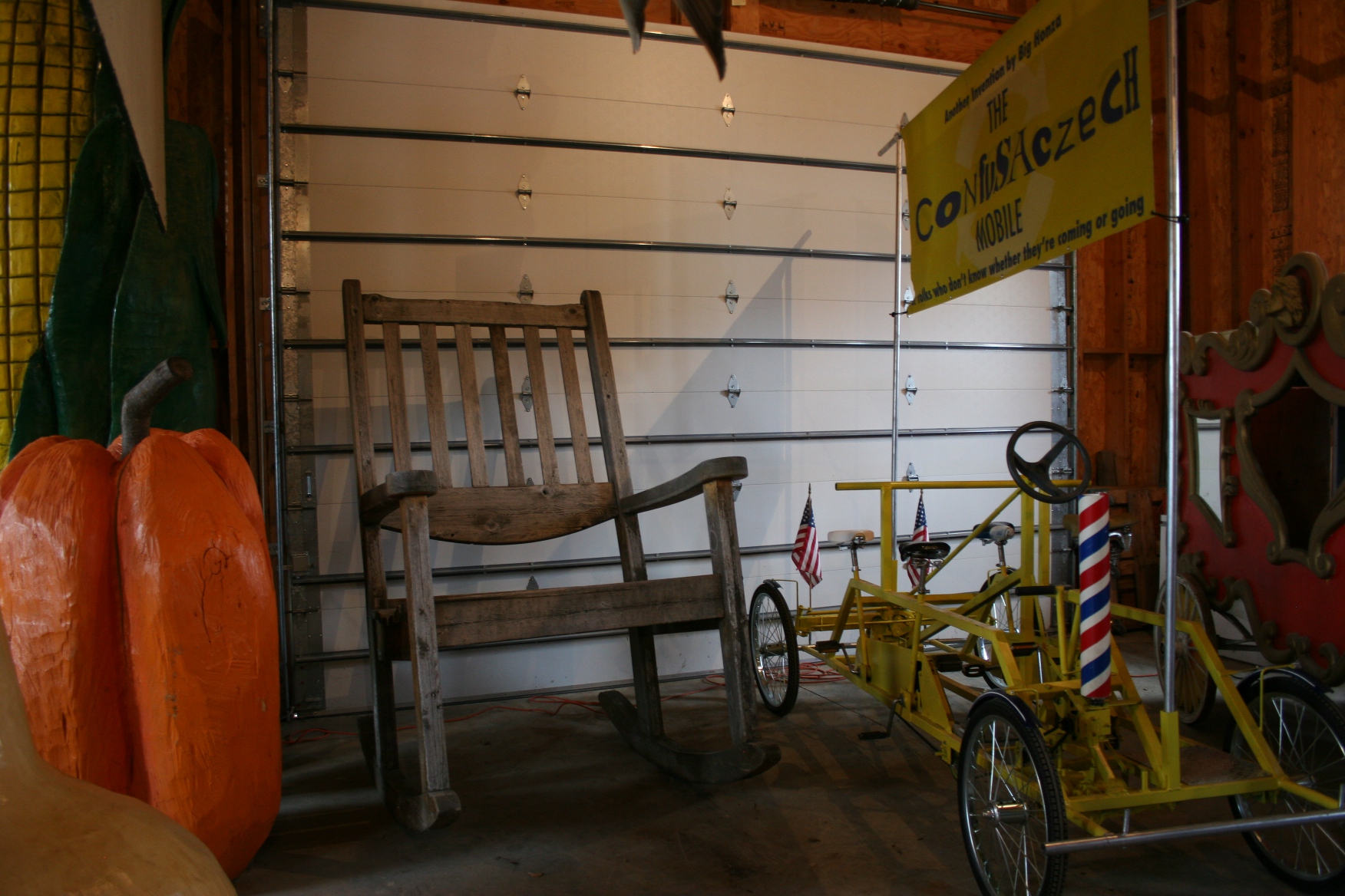 Big Honza's chair and more.