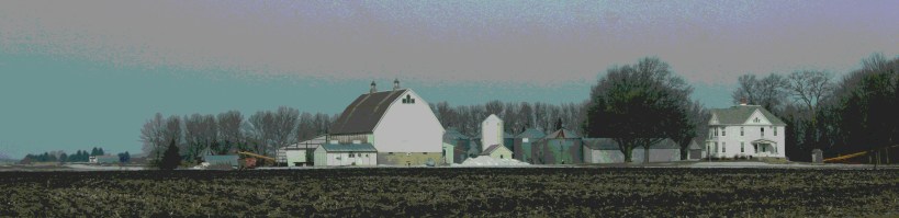 A rural scene along U.S. Highway 14 near Nicollet.