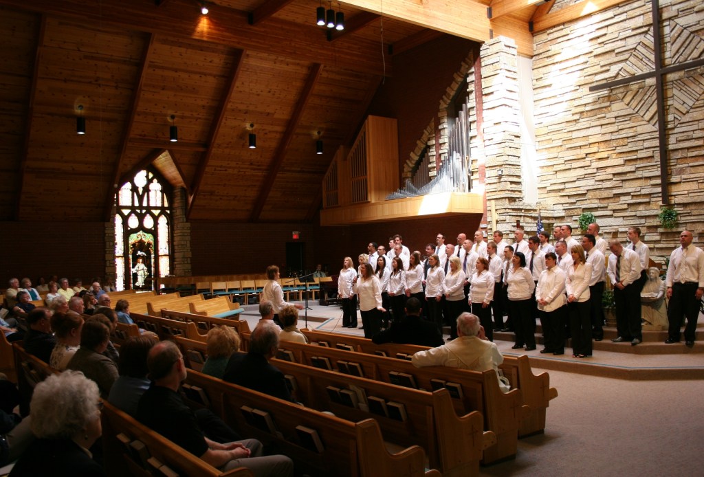 Praise and personal testimonies highlighted the choirs performance.