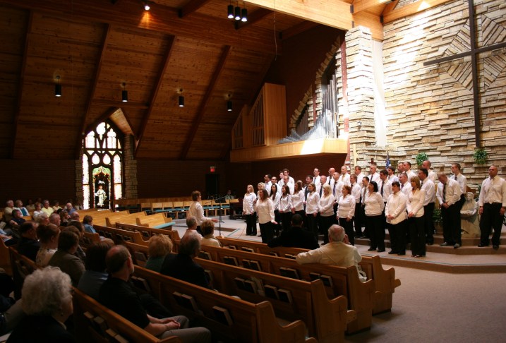 Praise and personal testimonies highlighted the choirs performance.