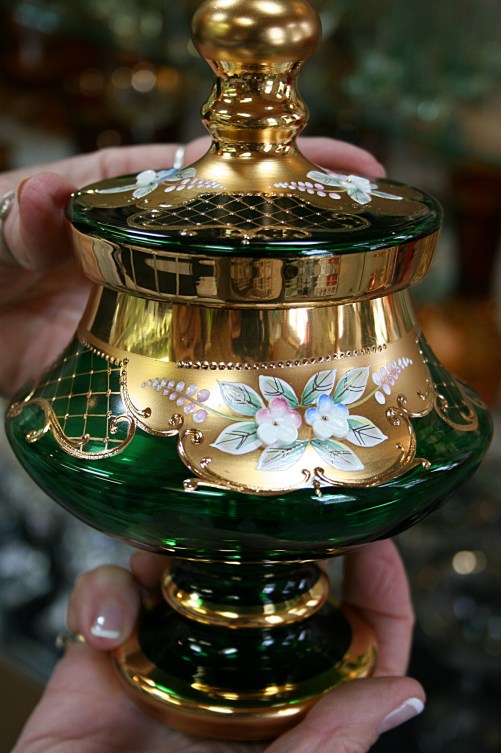 More stunning Czech artisan glassware.