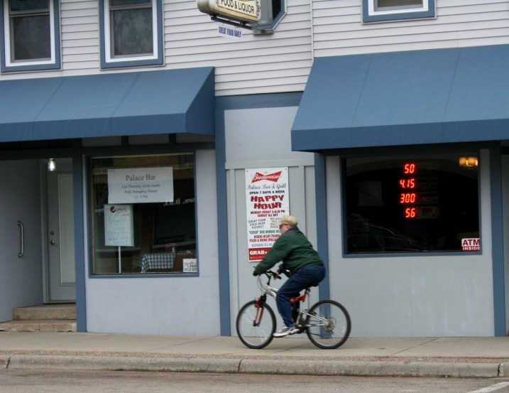 Biking in downtown Montgomery.