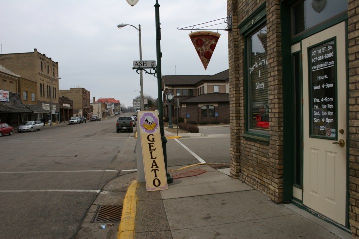 Pizzeria 201 is located at 201 First Street South in downtown Montgomery.