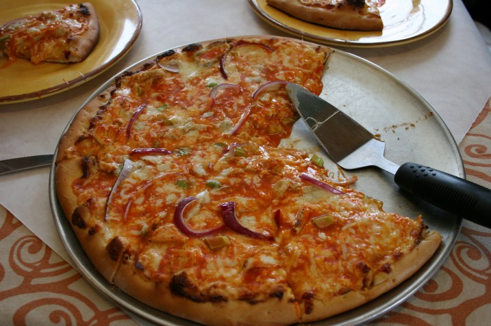 Although tasty, Flamin' Bleu was not quite what Randy expected. He expected chunks of bleu cheese topping the pizza. But then we are bleu cheese fanatics with award-winning bleu cheeses produced in our home community of Faribault.