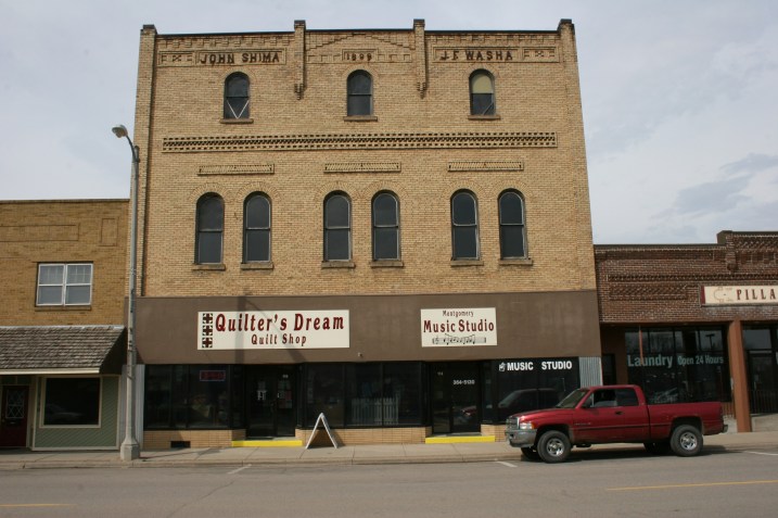 Michelle McCrady owns Quilter's Dream and the adjacent music store, 116 First Street South in downtown Montgomery.