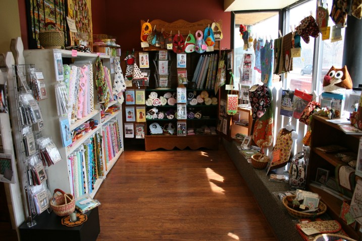 Another nook, this one at the front of the quilt shop.
