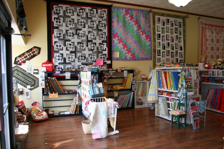 A sampling of the gorgeous quilts you'll find in Michelle's shop.