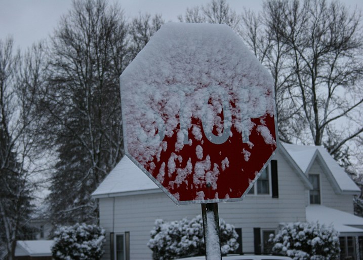 A defiant Old Man Winter promises more snow for the weekend when all I want is for the snow to STOP.