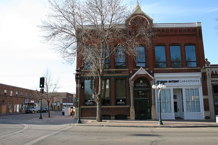 Another stately corner building.