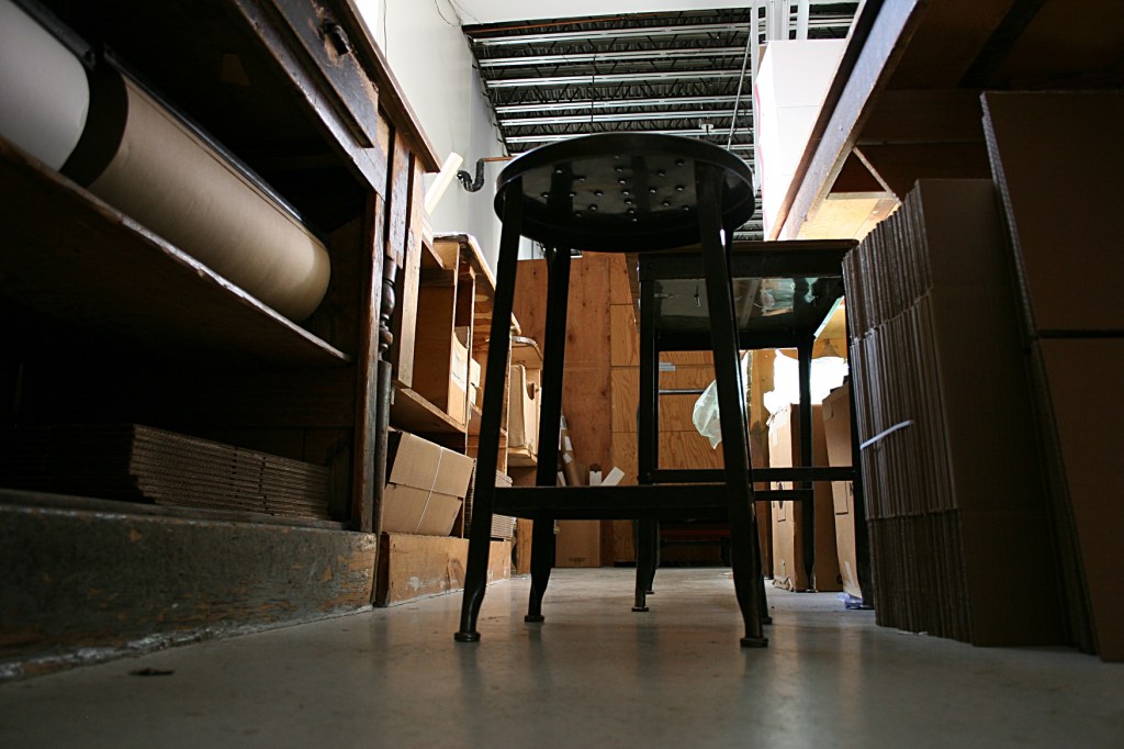 A vintage stool caught my eye.