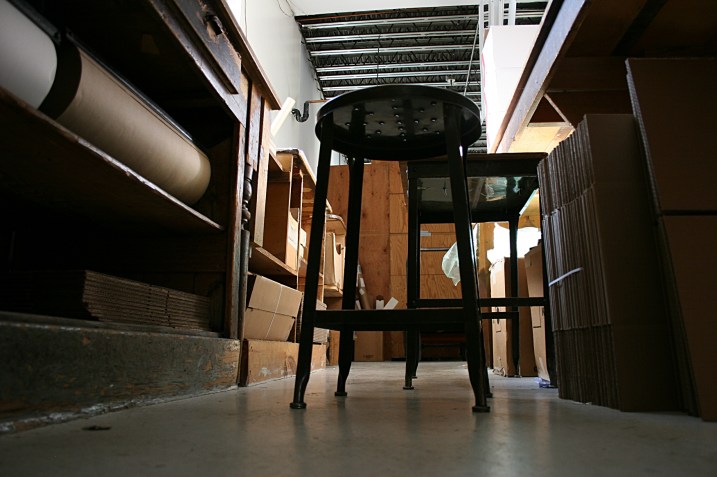 A vintage stool caught my eye.