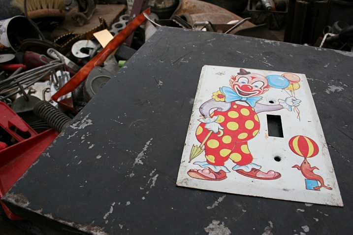 Market, clown switch plate