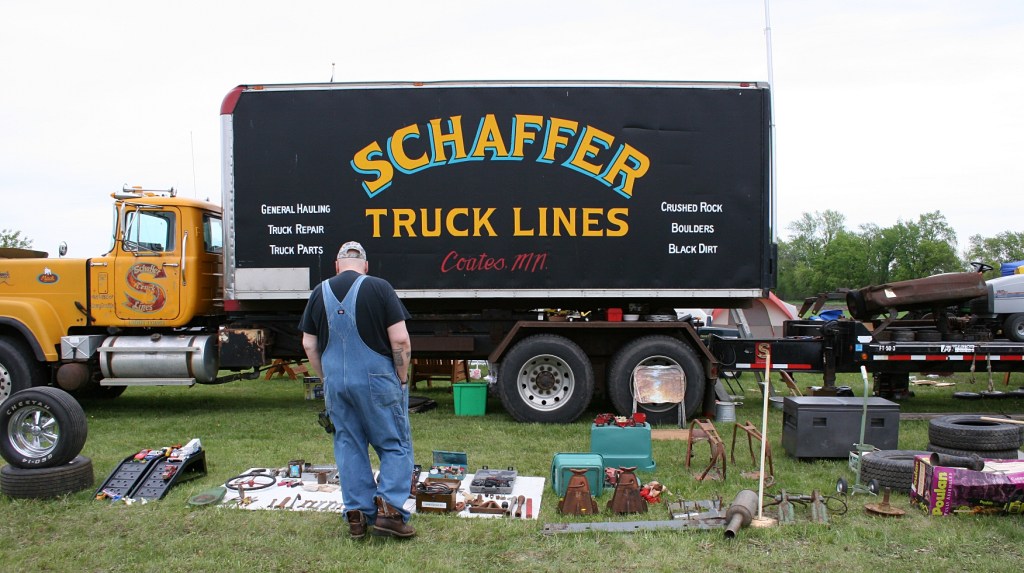 Shopping the flea market...