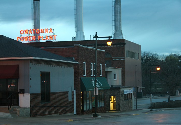 A closer shot of the 75-year-old signage.