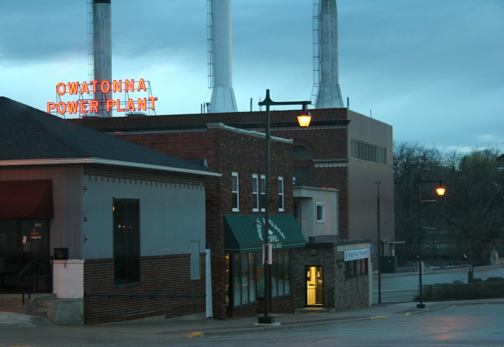 A closer shot of the 75-year-old signage.