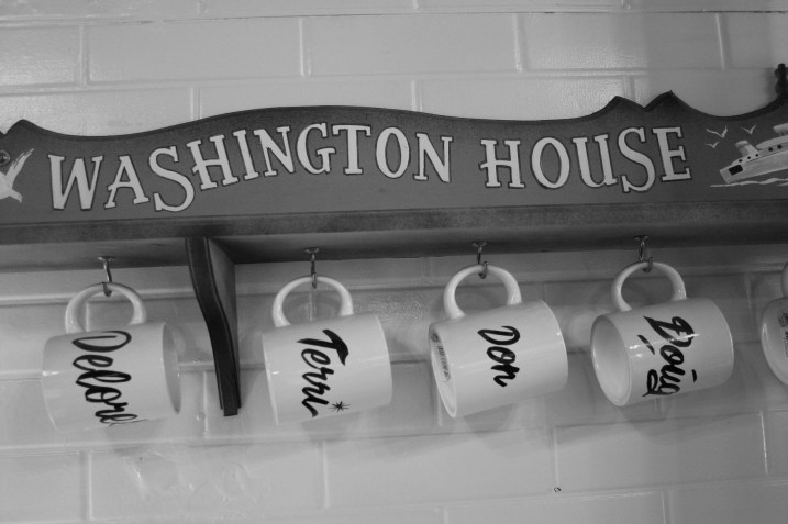 A snippet of small town life inside the Washington House.