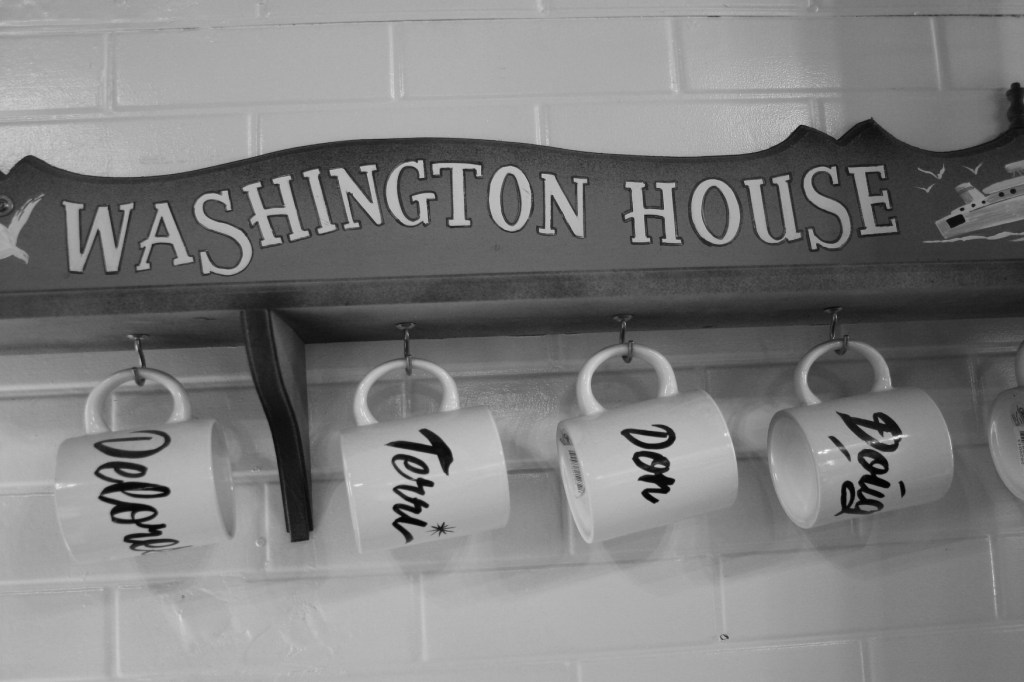 A snippet of small town life inside the Washington House.