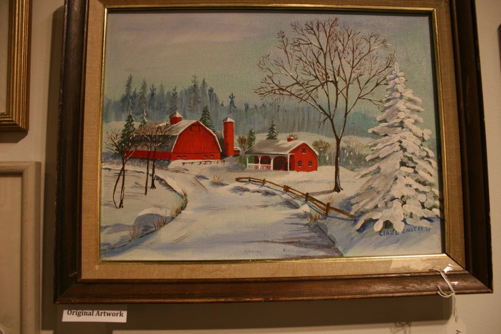 I contemplated buying this barn art.