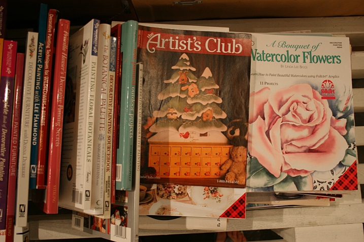 For those who want to learn more about creating art...books and magazines.