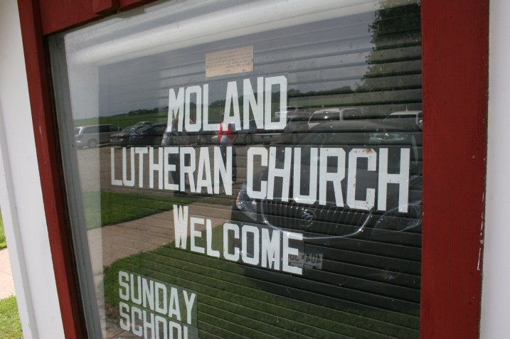 Worship service is at 9 a.m. on Sunday.