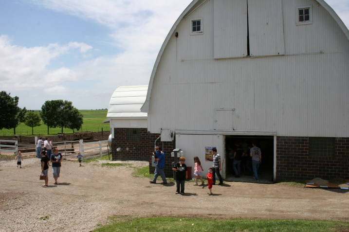 The beautiful old barn on the Wegners' property.