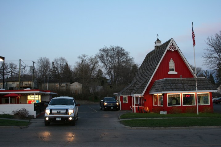 The seasonal Dairyland Drive In opened in 1955.