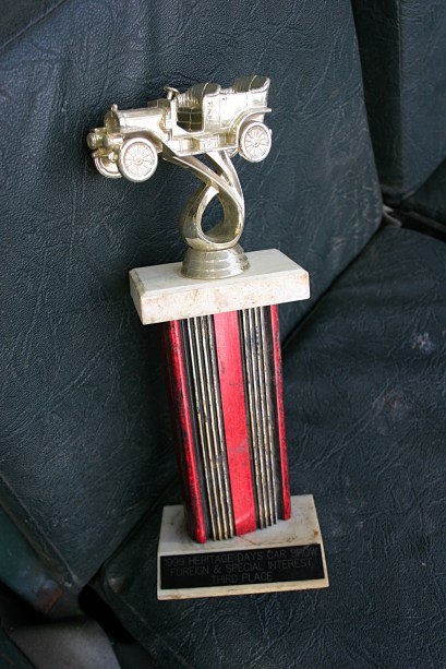 A 1999 Faribault Heritage Days car show trophy awarded 