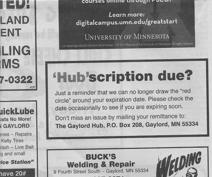 Published in the June 6 issue of The Gaylord Hub.