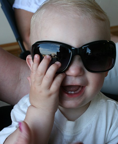 The youngest attendee, my great nephew Hank, who recently turned one.