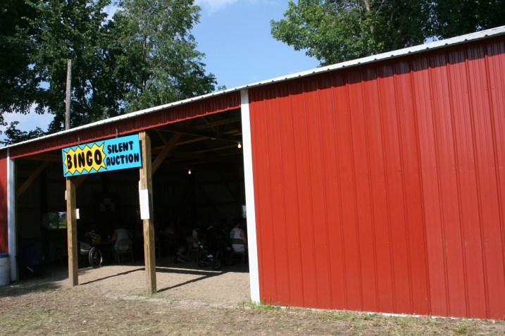 One pole shed is dedicated to bingo.