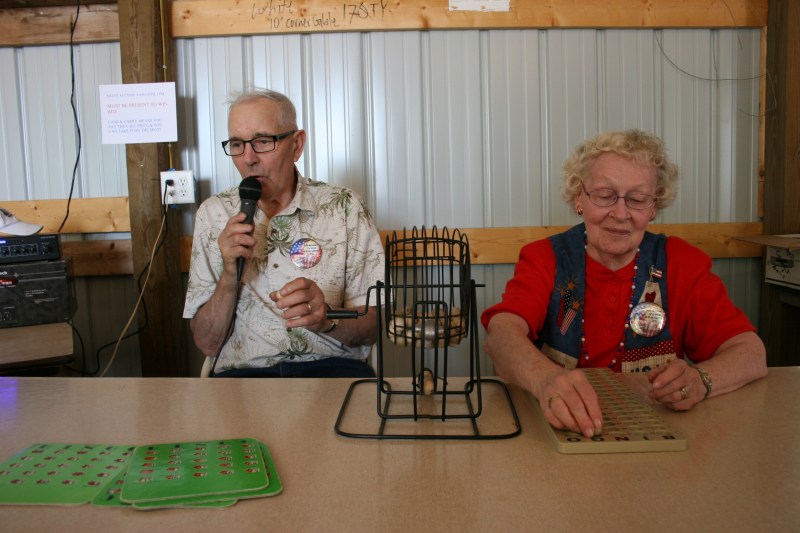 The bingo callers. My first place winning photo.