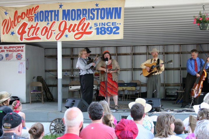The bluegrass band, Monroe Crossing, has performed at North Morristown the past seven years, presenting two concerts at the celebration.