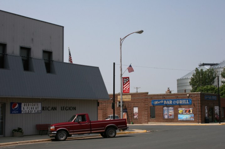 Like most small towns, you will find a Legion and a bar and grill in Hayfield.