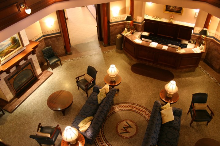 Check in at the stout front desk with a friendly staff. You'll receive a packet of valuable info on Decorah.