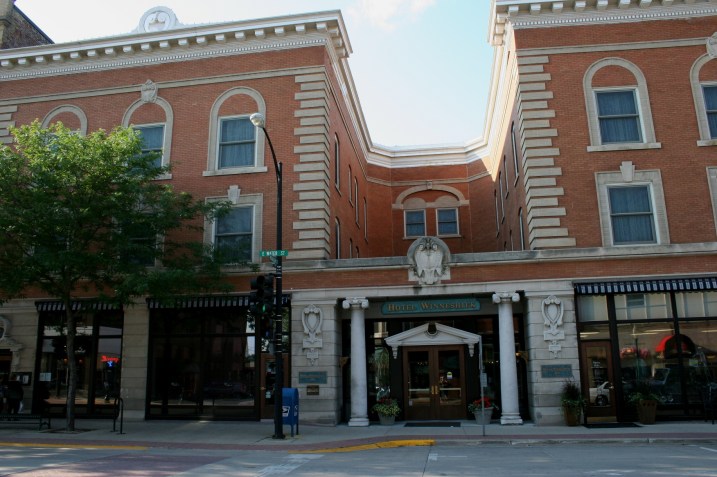 The historic Hotel Winneshiek, 104 East Water Street, has transitioned through the years from hotel to apartments and back to its original historic hotel grandeur.