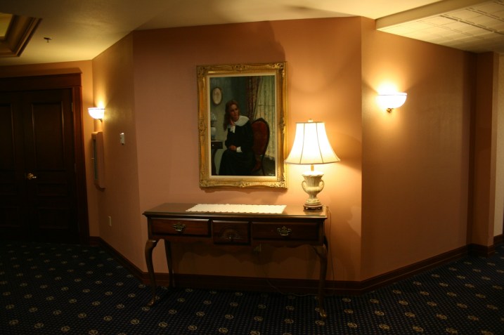 An inviting scene in a hallway of the hotel.