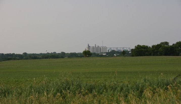 A view of Lamberton, Minnesota, just to the south of my brother's rural acreage.