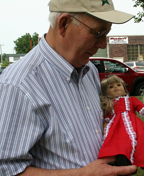 What grandpas won't do for their granddaughters.