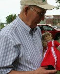 Laura, grandpa with&nbsp;doll