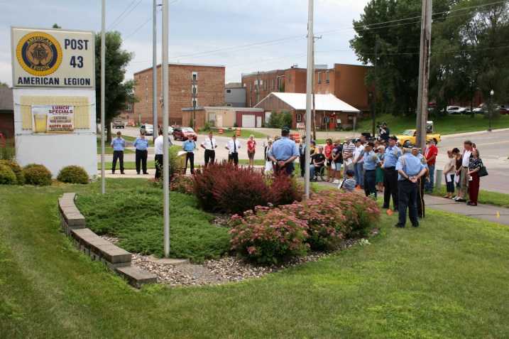 Another shot of the crowd near the end of the service.