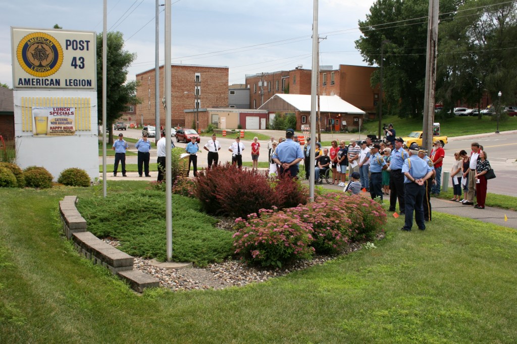 Another shot of the crowd near the end of the service.