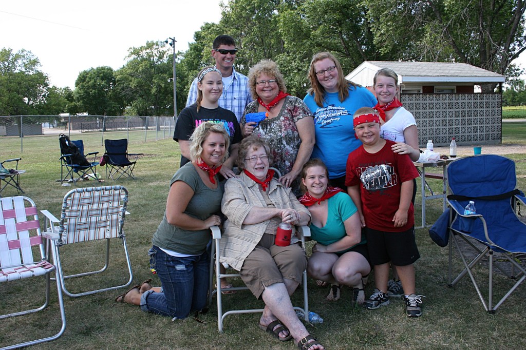 Team Red poses for a photo.