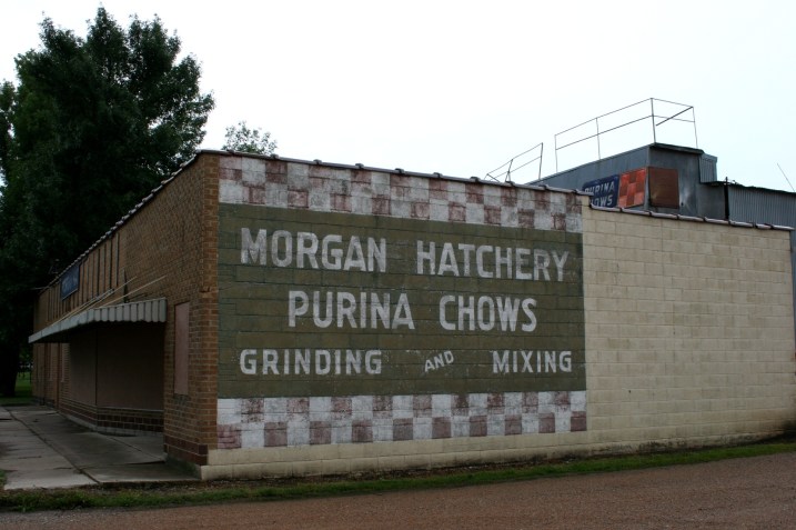 A side view of the former hatchery.