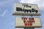 The Whippy Dip sign&nbsp;close-up
