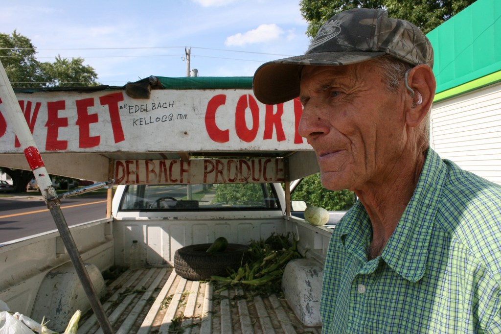Years of work etched in Bill's face.