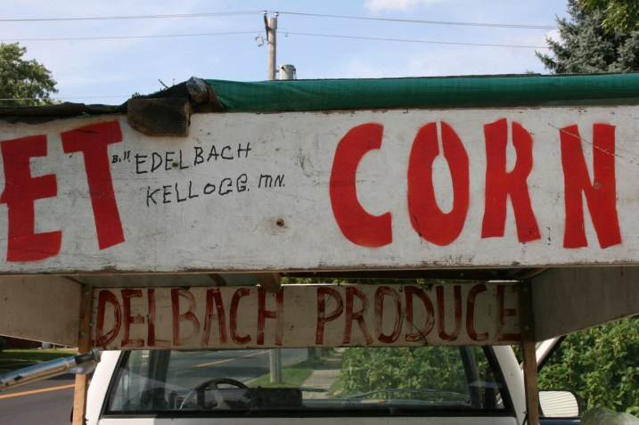 Gotta appreciate the handcrafted signage as much as Bill.