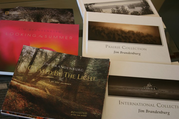 Some of Brandenburg's photo books.