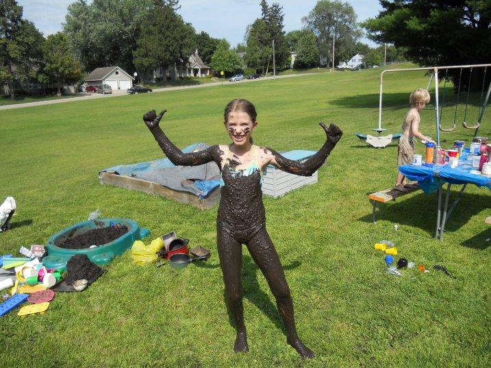 Fun times at Billie Jo and Neal's mud party.