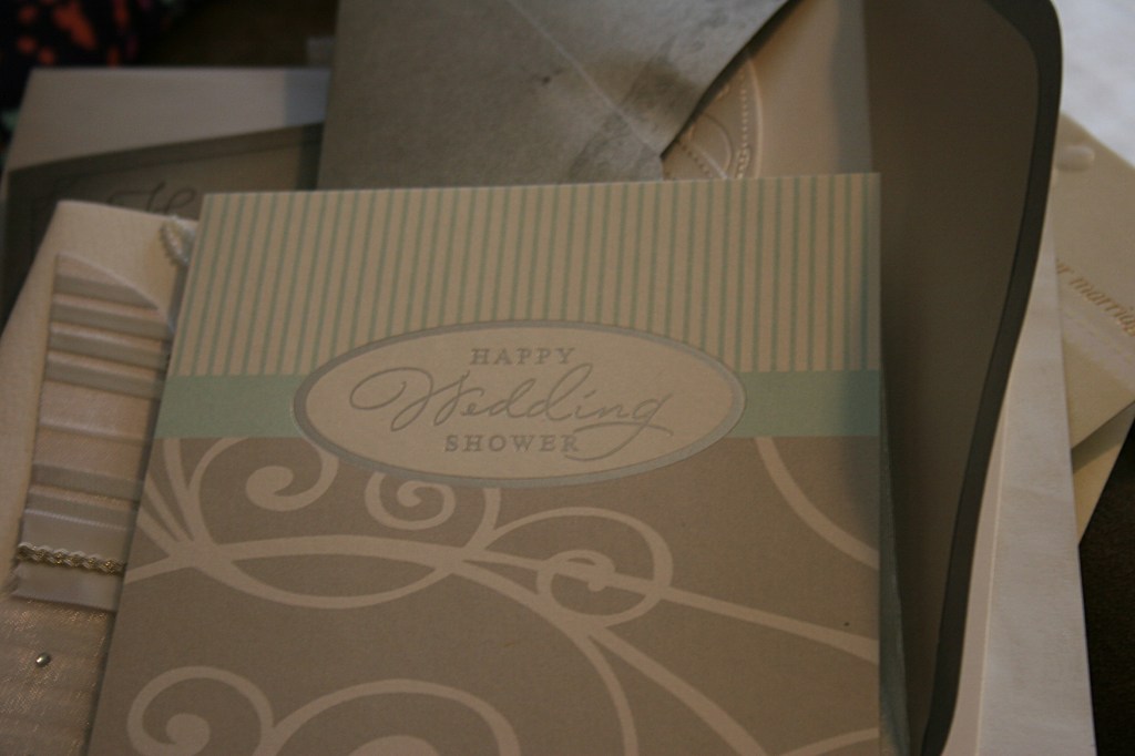 Personal messages written from the heart inside cards.