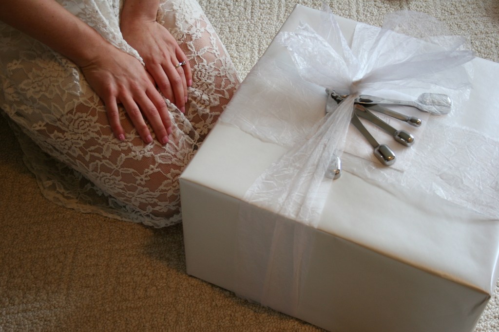 As always, my floral designer sister created a beautiful gift package.